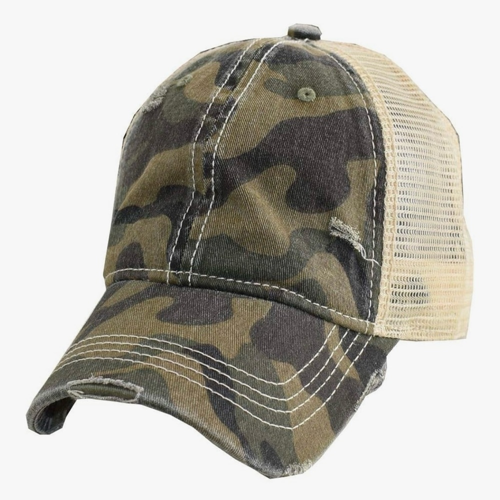 SOLD Camouflage Trucker Hat